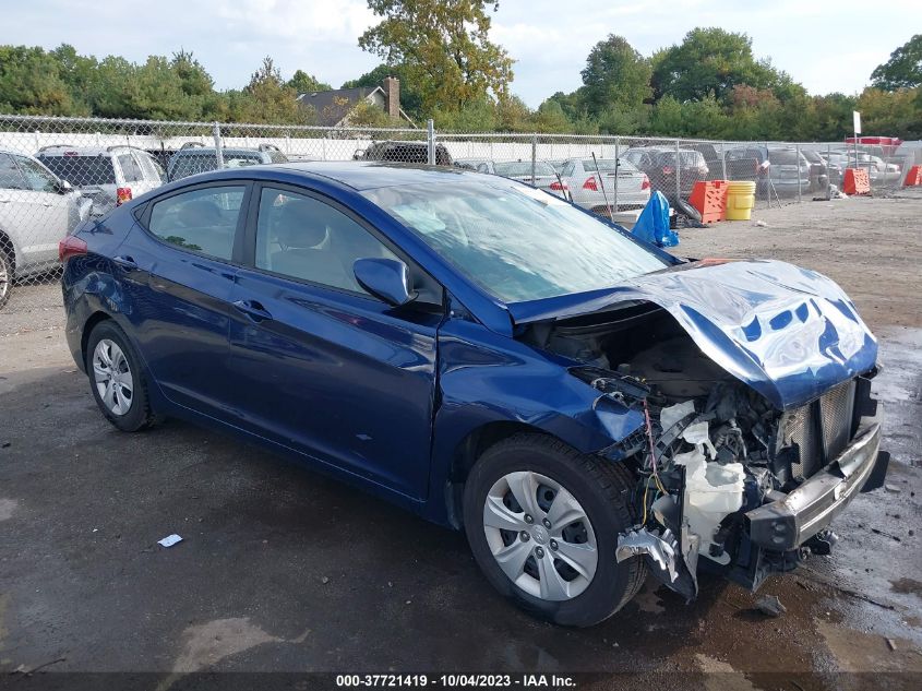 2016 HYUNDAI ELANTRA SE - 5NPDH4AE7GH673943