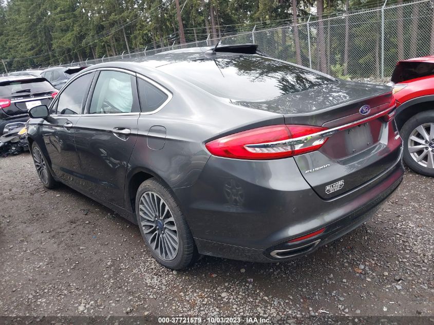 2017 FORD FUSION SE - 3FA6P0H92HR122627