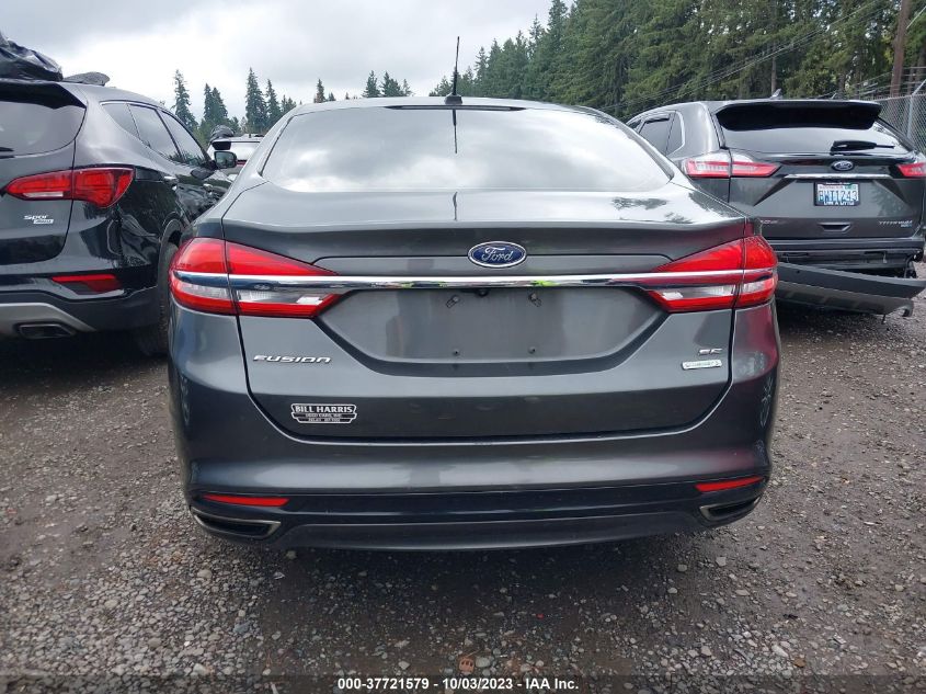 2017 FORD FUSION SE - 3FA6P0H92HR122627