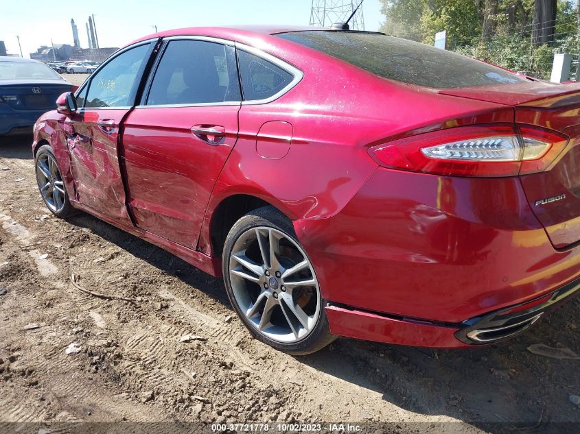 2013 FORD FUSION TITANIUM - 3FA6P0D97DR340658