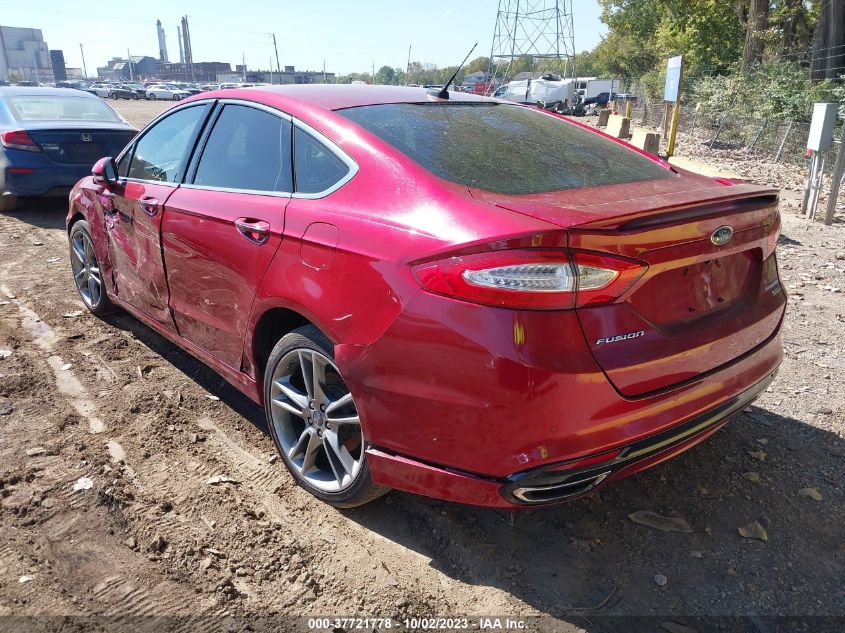 2013 FORD FUSION TITANIUM - 3FA6P0D97DR340658