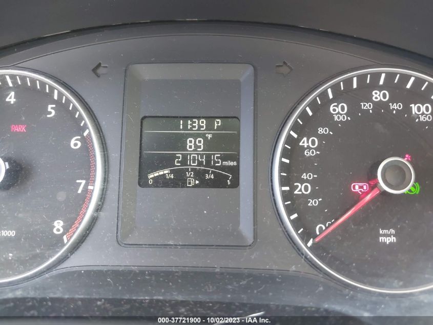 2013 VOLKSWAGEN JETTA SEDAN SE W/CONVENIENCE/SUNROOF - 3VWDX7AJ0DM350807