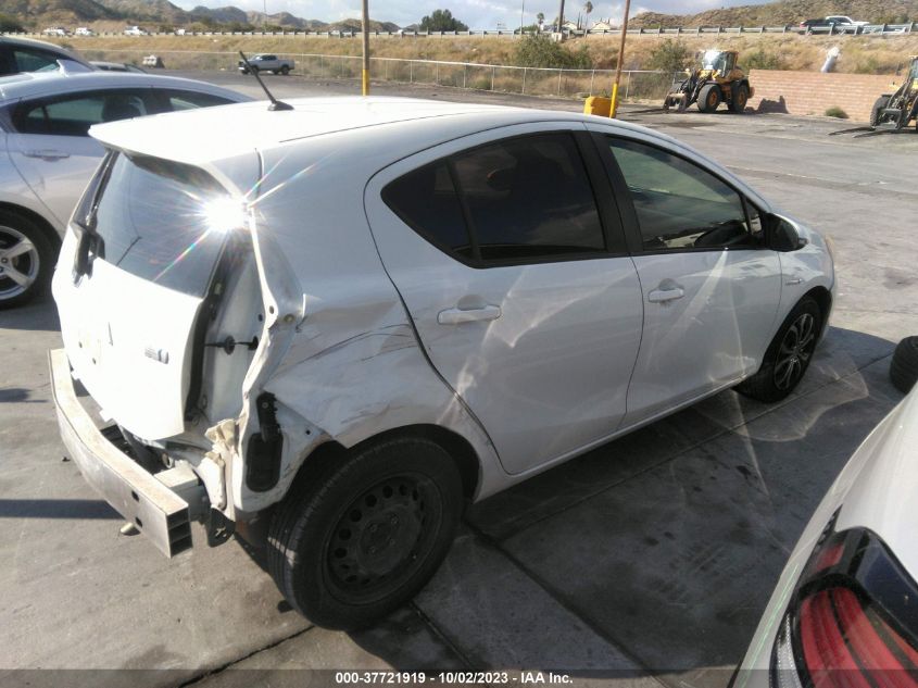 2013 TOYOTA PRIUS C ONE/TWO/THREE/FOUR - JTDKDTB31D1555660