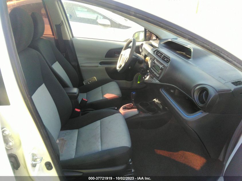2013 TOYOTA PRIUS C ONE/TWO/THREE/FOUR - JTDKDTB31D1555660