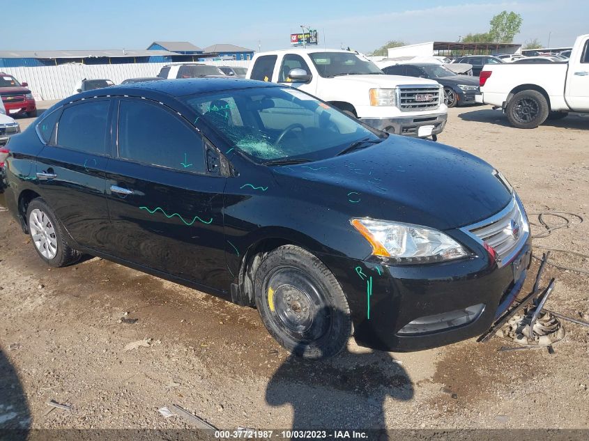 2015 NISSAN SENTRA S - 3N1AB7AP1FY338141