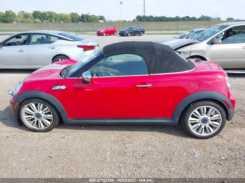 2013 MINI ROADSTER COOPER S - WMWSY3C50DT594259