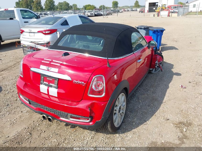 2013 MINI ROADSTER COOPER S - WMWSY3C50DT594259