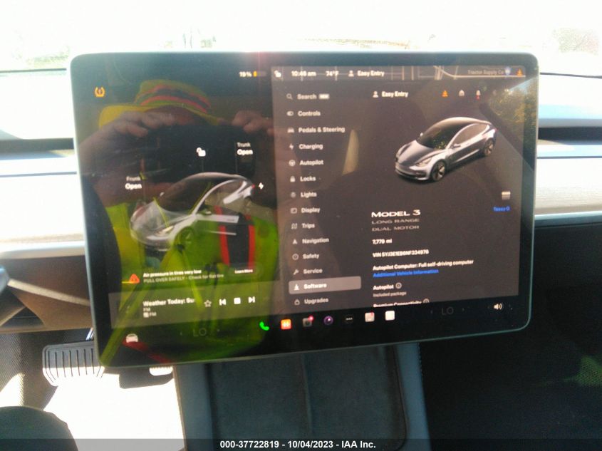 2022 TESLA MODEL 3 LONG RANGE - 5YJ3E1EB6NF334976