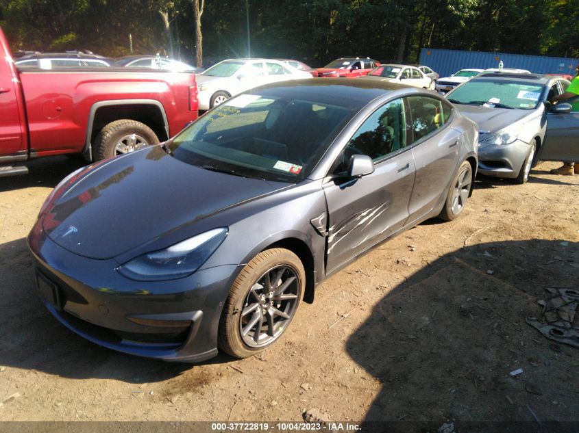 2022 TESLA MODEL 3 LONG RANGE - 5YJ3E1EB6NF334976