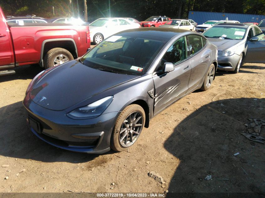 2022 TESLA MODEL 3 LONG RANGE - 5YJ3E1EB6NF334976