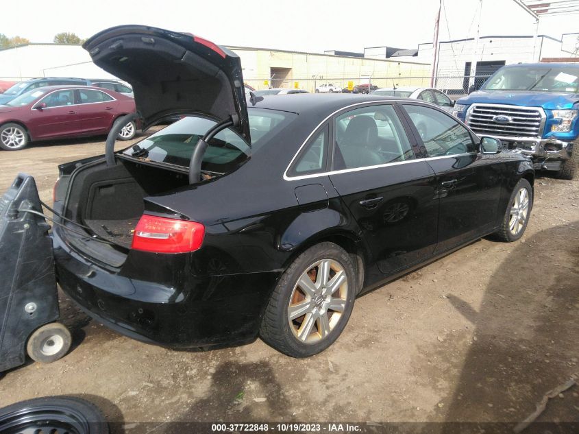 2013 AUDI A4 PREMIUM PLUS - WAUHFAFL0DN015208