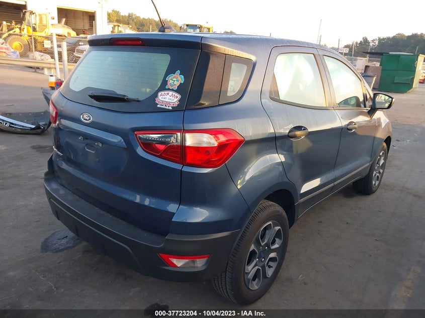 VIN MAJ3S2FE6MC452972 2021 FORD ECOSPORT S