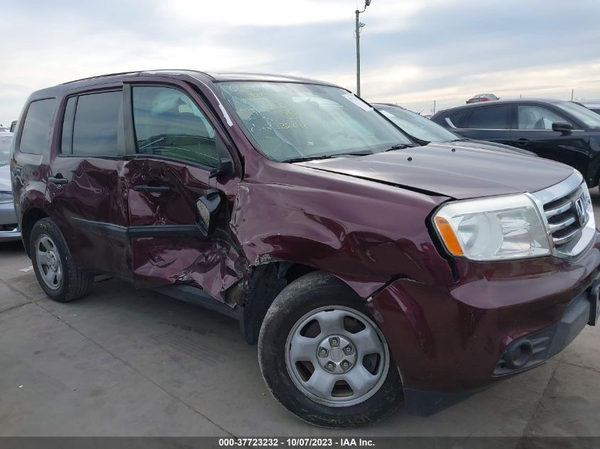2015 HONDA PILOT LX - 5FNYF4H20FB032018