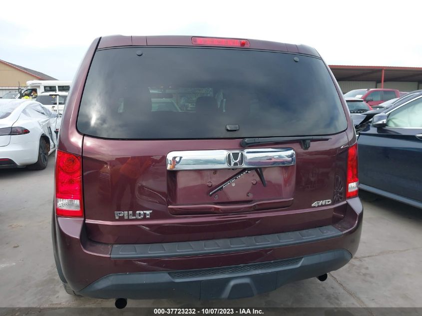 2015 HONDA PILOT LX - 5FNYF4H20FB032018