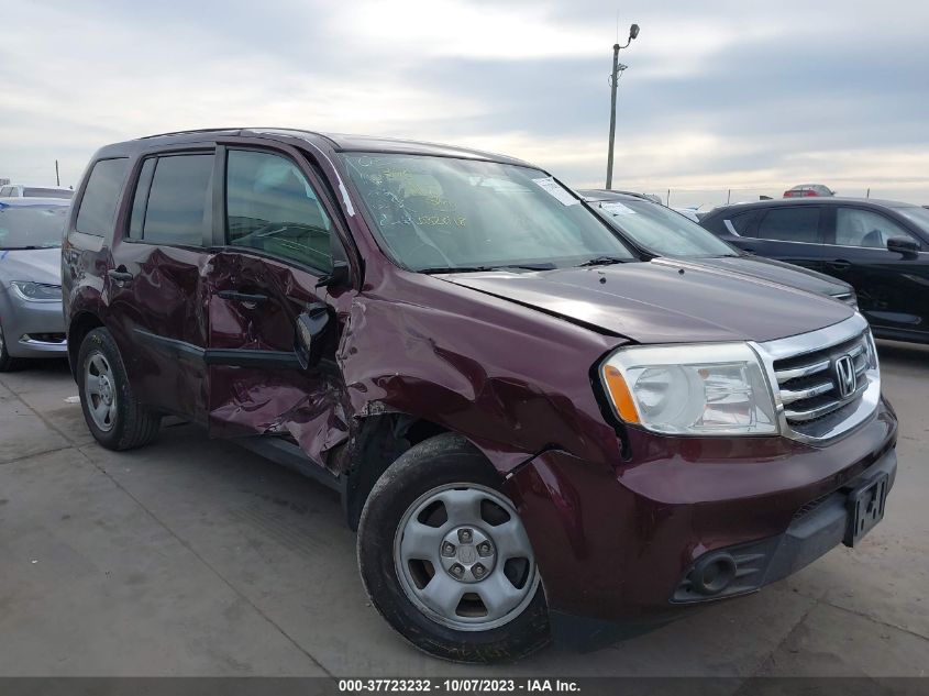 2015 HONDA PILOT LX - 5FNYF4H20FB032018