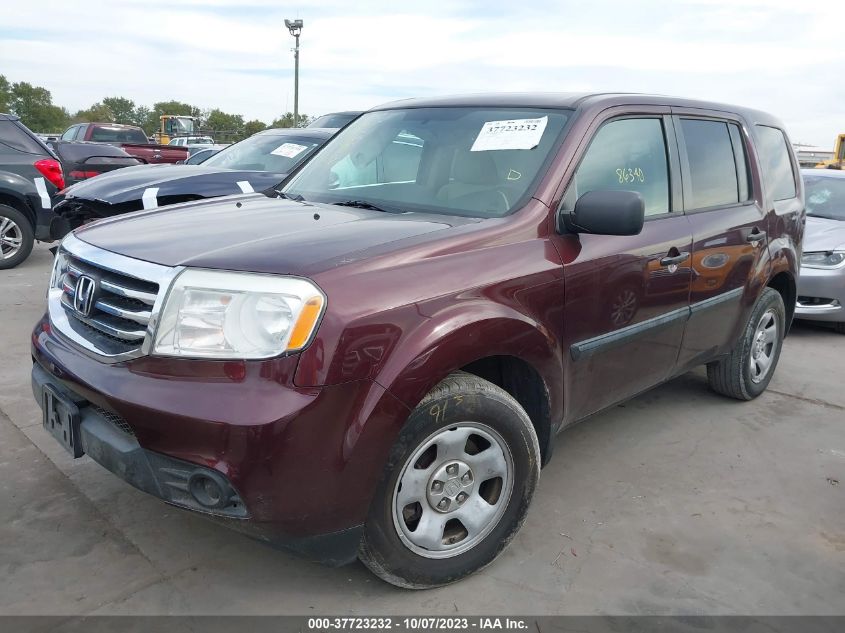2015 HONDA PILOT LX - 5FNYF4H20FB032018