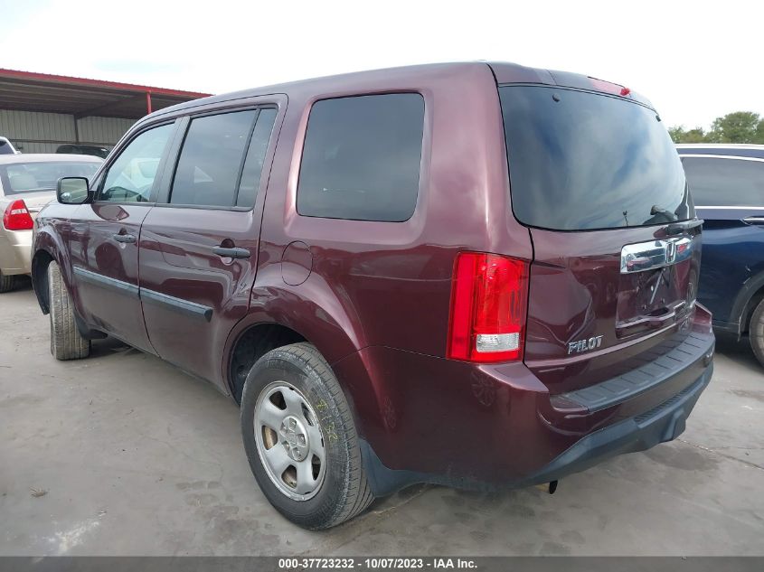 2015 HONDA PILOT LX - 5FNYF4H20FB032018