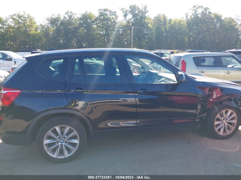 2016 BMW X3 XDRIVE28I - 5UXWX9C55G0D64492