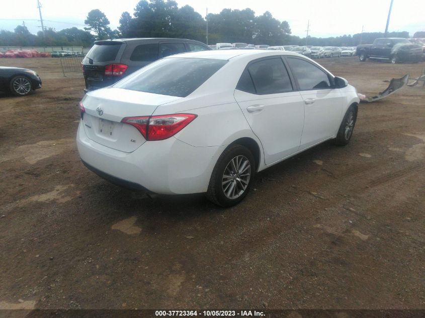 2014 TOYOTA COROLLA L/LE/S/S PLUS/LE PLUS - 5YFBURHE7EP016291