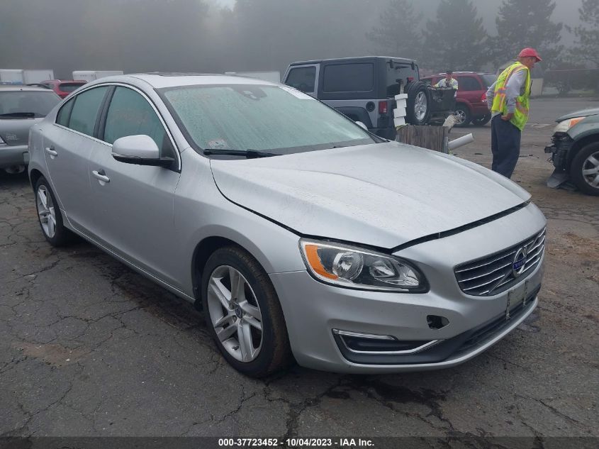 2015 VOLVO S60 PREMIER - YV126MFK3F1342532