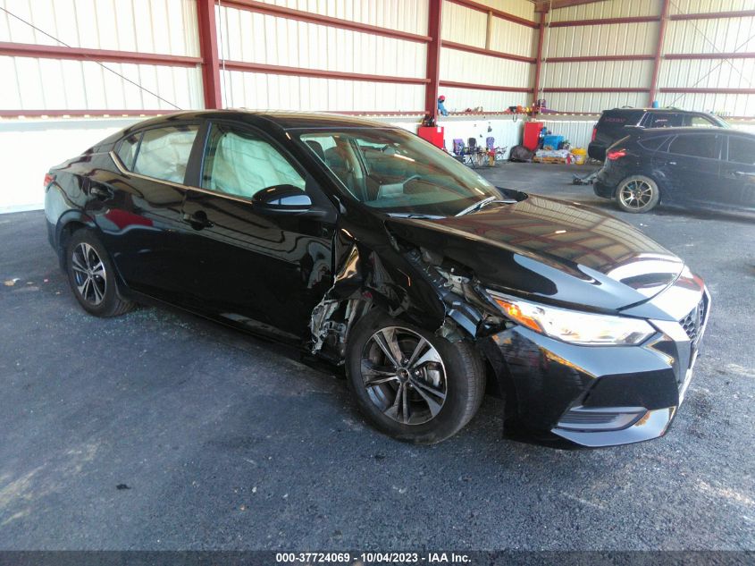 Lot #2550792548 2022 NISSAN SENTRA SV XTRONIC CVT salvage car