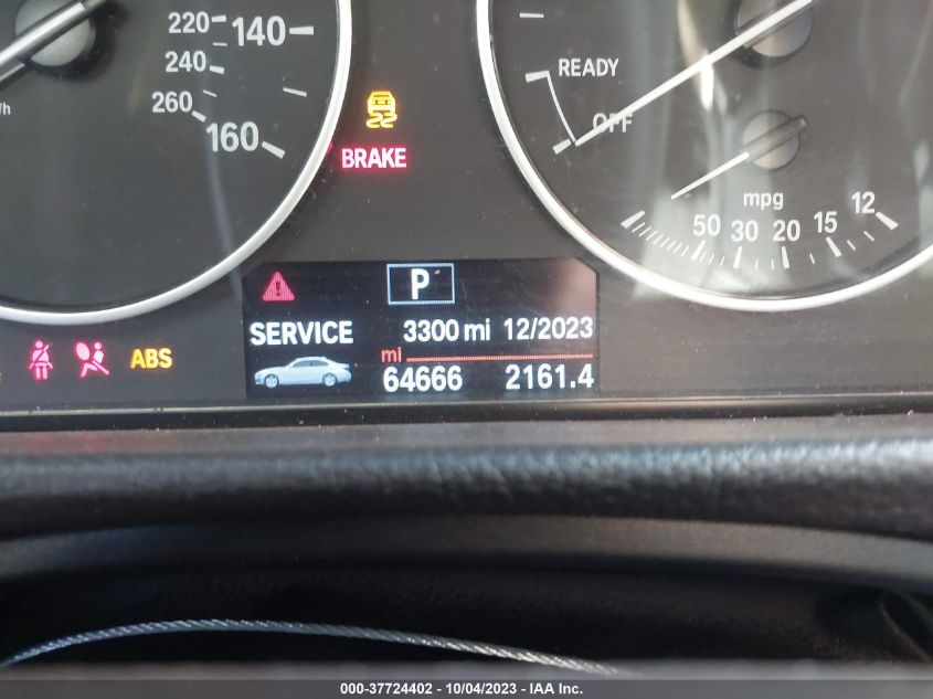 2015 BMW 3 SERIES 320I XDRIVE - WBA3C3G50FNS74069