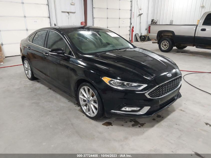 2017 FORD FUSION TITANIUM/PLATINUM - 3FA6P0D92HR179335