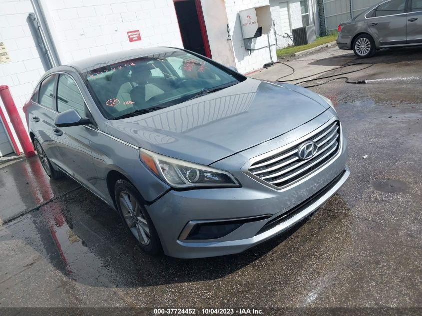 2015 HYUNDAI SONATA 2.4L SE - 5NPE24AF0FH003096