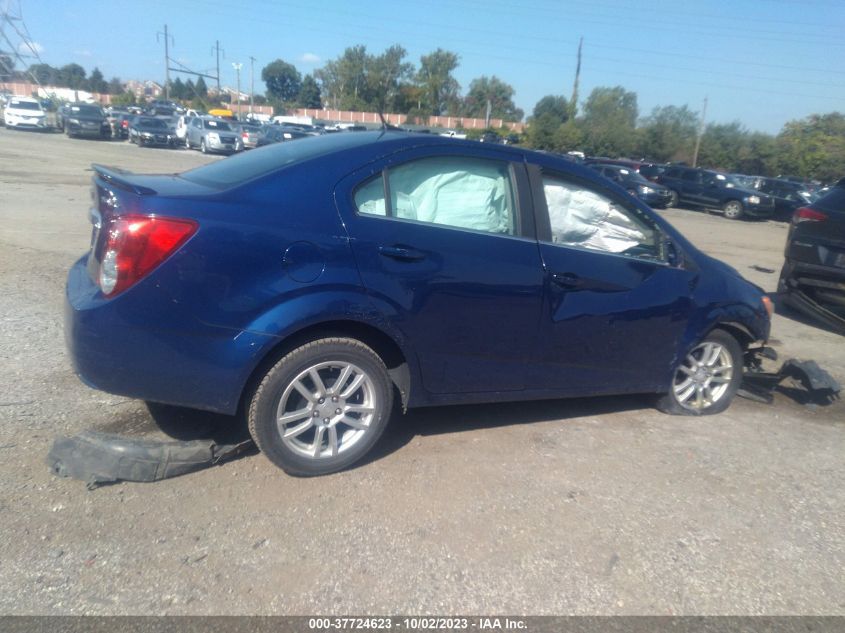 2013 CHEVROLET SONIC LT - 1G1JC5SG8D4238687