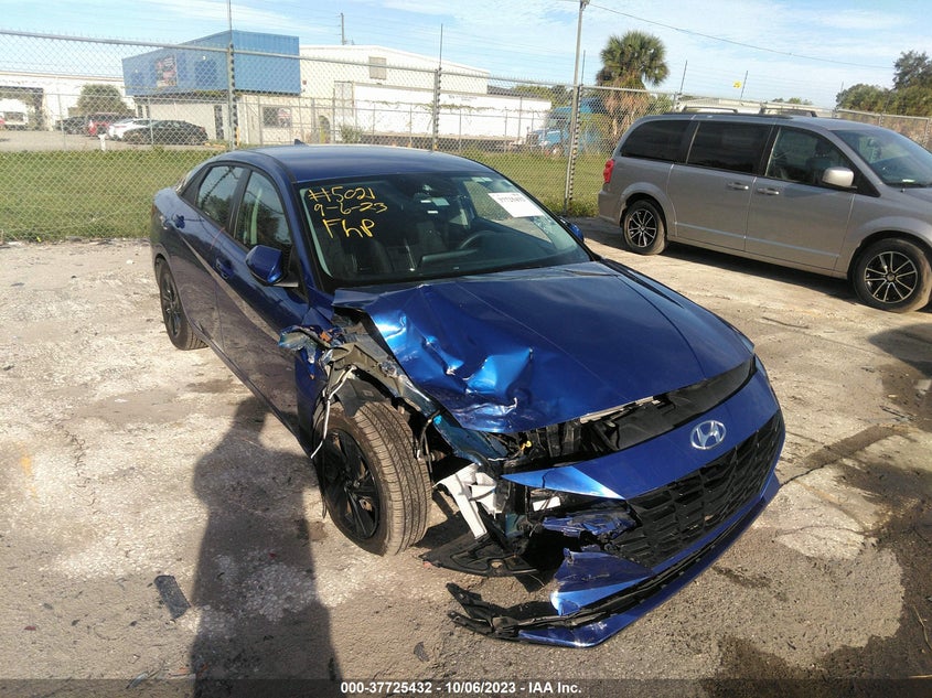 VIN 5NPLM4AG3MH023530 2021 HYUNDAI ELANTRA SEL