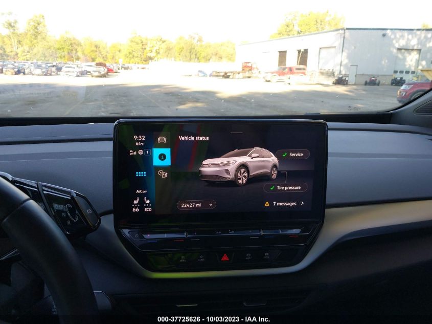 2022 VOLKSWAGEN ID.4 PRO S WVGUNPE28NP044750