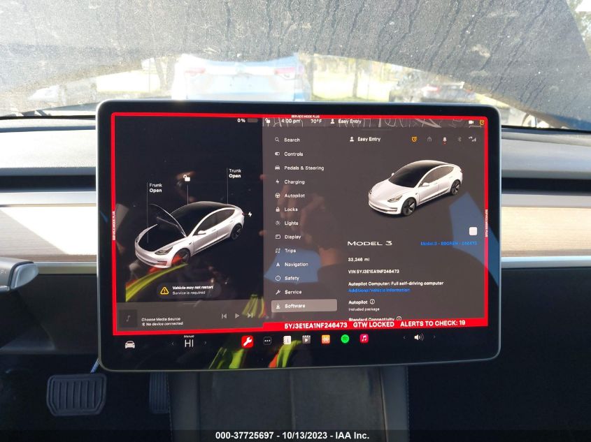 2022 TESLA MODEL 3 - 5YJ3E1EA1NF246473