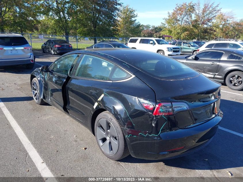 2022 TESLA MODEL 3 - 5YJ3E1EA1NF246473