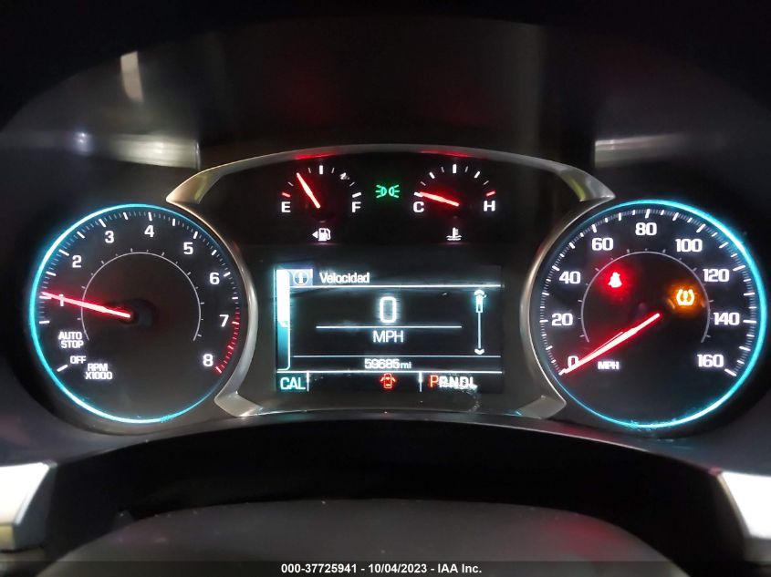 2019 CHEVROLET TRAVERSE LT CLOTH - 1GNEVGKW8KJ106167