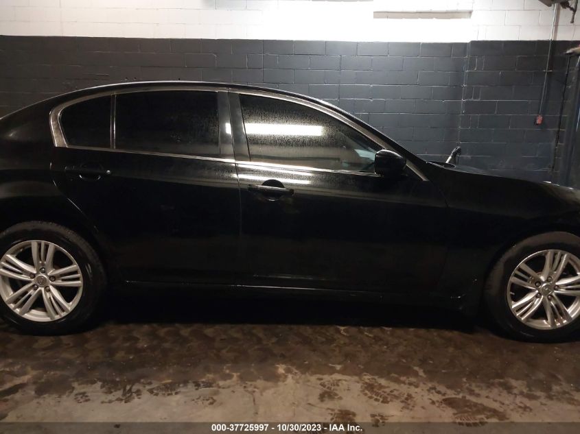 2013 INFINITI G37 SEDAN X JN1CV6AR4DM356595