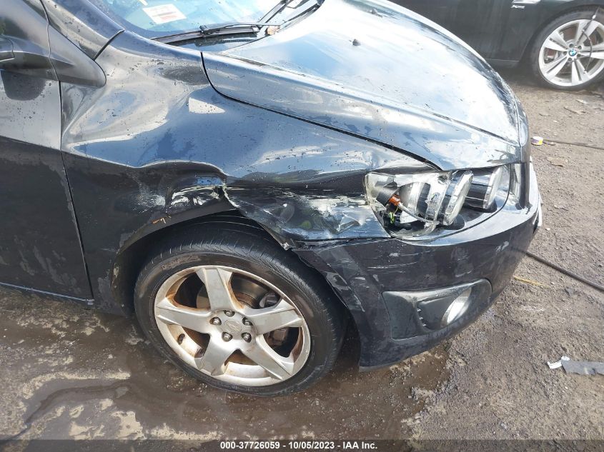 2013 CHEVROLET SONIC LTZ - 1G1JE6SG7D4225087