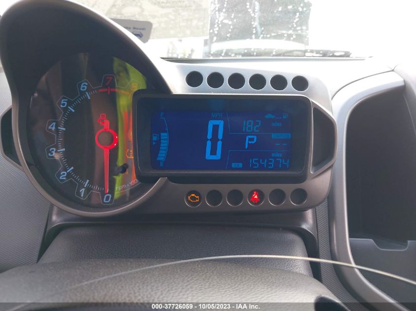 2013 CHEVROLET SONIC LTZ - 1G1JE6SG7D4225087