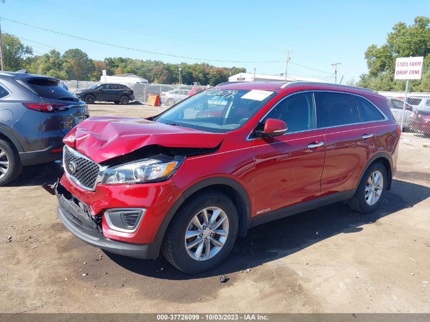 2016 KIA SORENTO LX - 5XYPGDA52GG093684