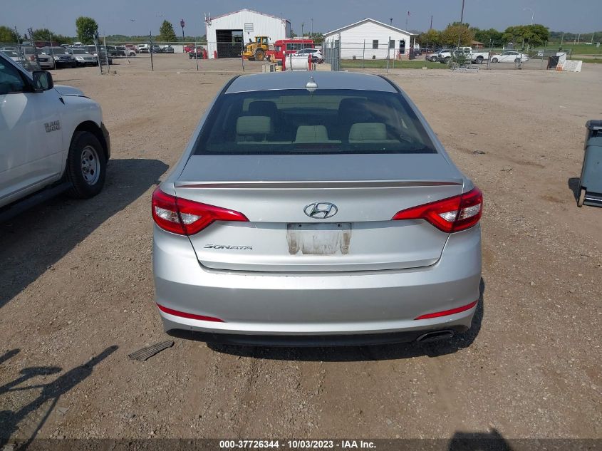 2017 HYUNDAI SONATA 2.4L - 5NPE24AFXHH506721