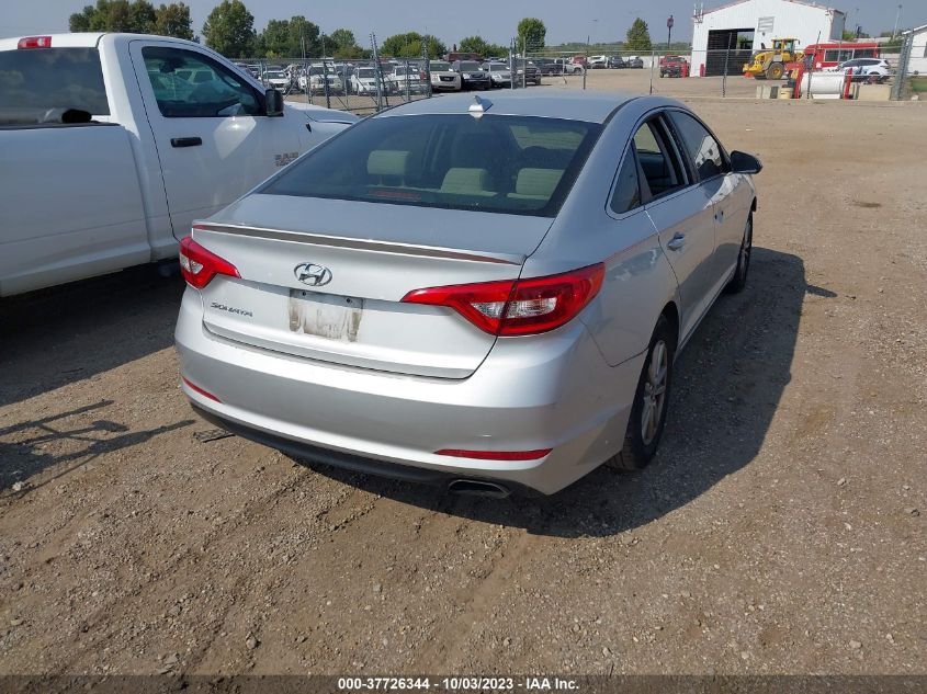 2017 HYUNDAI SONATA 2.4L - 5NPE24AFXHH506721