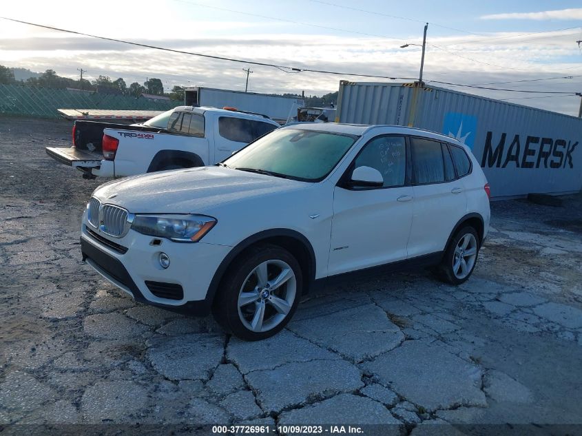 5UXWX9C57H0T10822 2017 BMW X3, photo no. 2