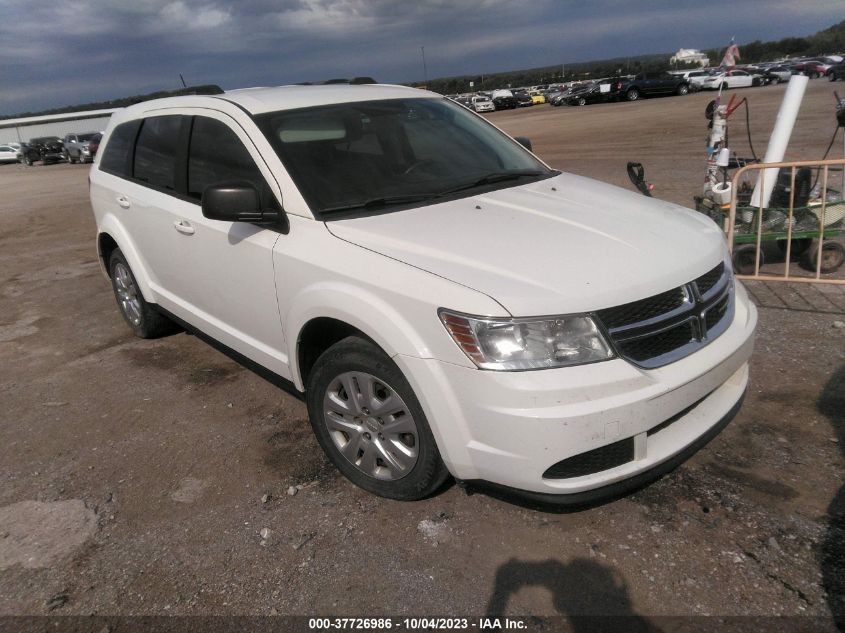 Lot #2541533037 2017 DODGE JOURNEY SE salvage car