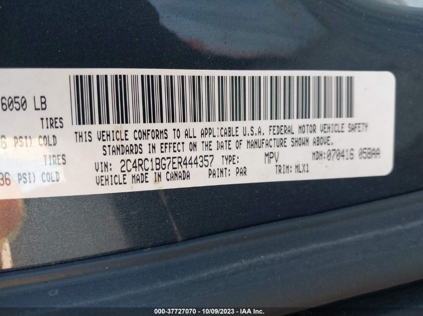 2014 CHRYSLER TOWN & COUNTRY TOURING - 2C4RC1BG7ER444357