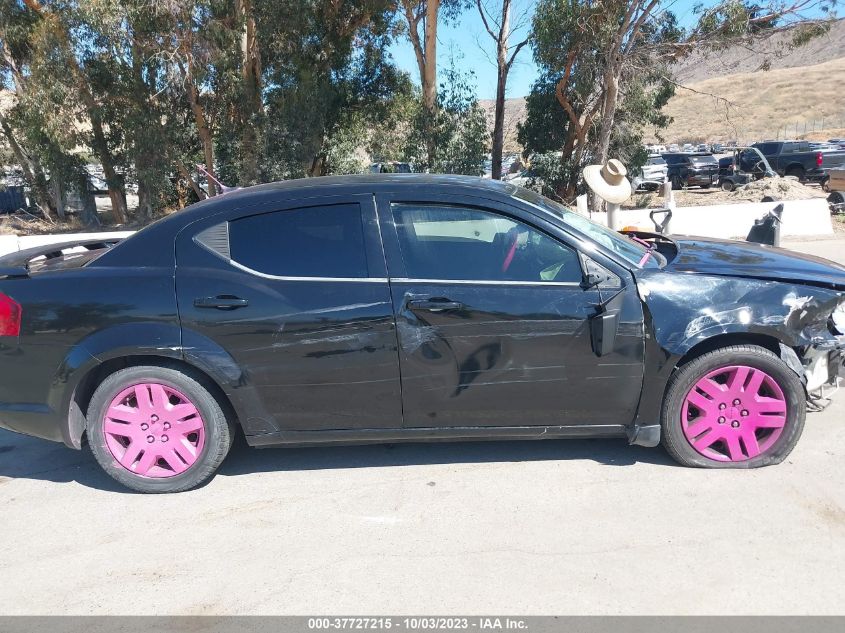 2013 DODGE AVENGER SE - 1C3CDZABXDN567139