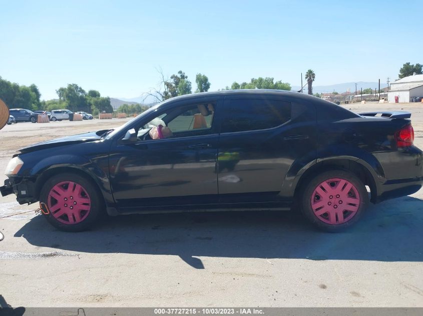 2013 DODGE AVENGER SE - 1C3CDZABXDN567139
