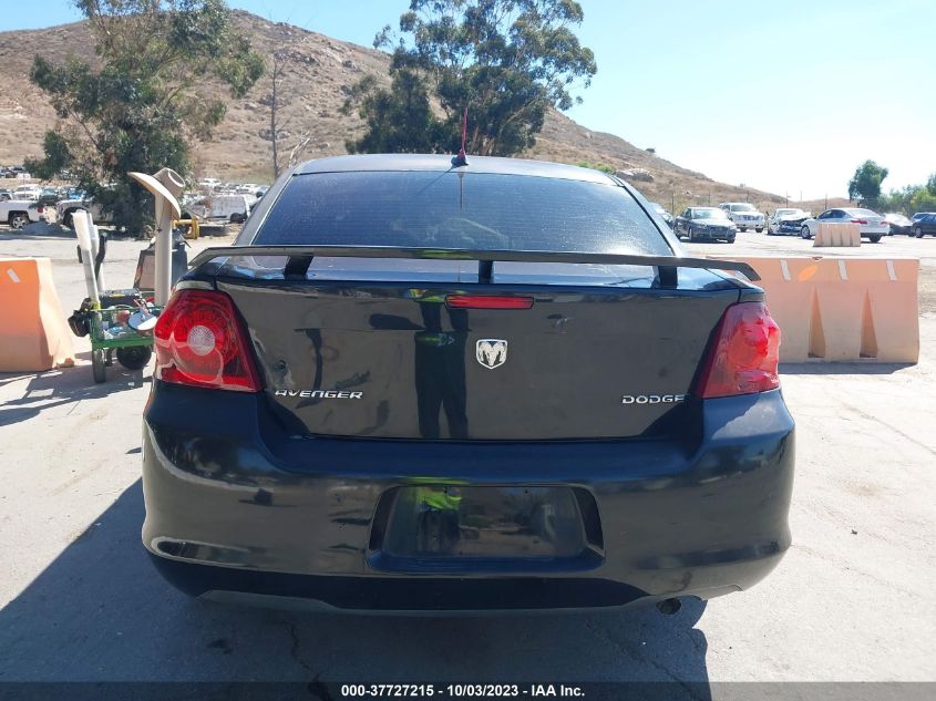 2013 DODGE AVENGER SE - 1C3CDZABXDN567139