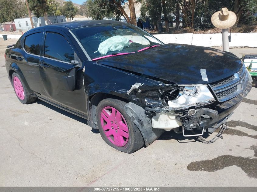 2013 DODGE AVENGER SE - 1C3CDZABXDN567139