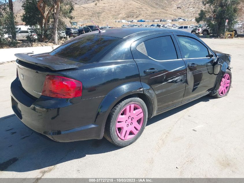 2013 DODGE AVENGER SE - 1C3CDZABXDN567139