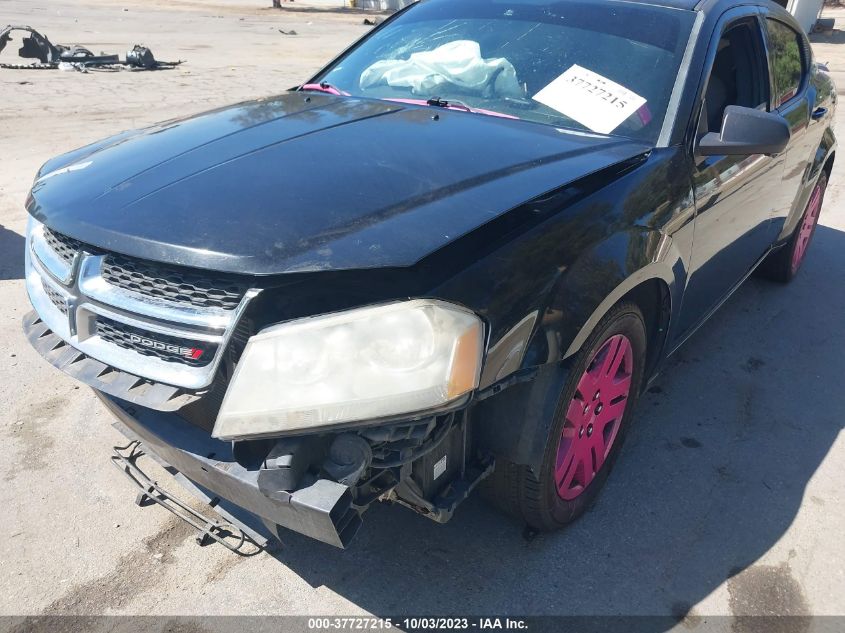 2013 DODGE AVENGER SE - 1C3CDZABXDN567139