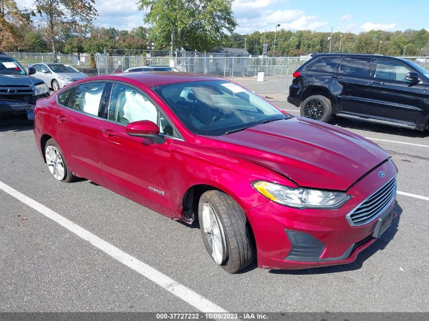 2019 FORD FUSION HYBRID SE - 3FA6P0LU1KR192512